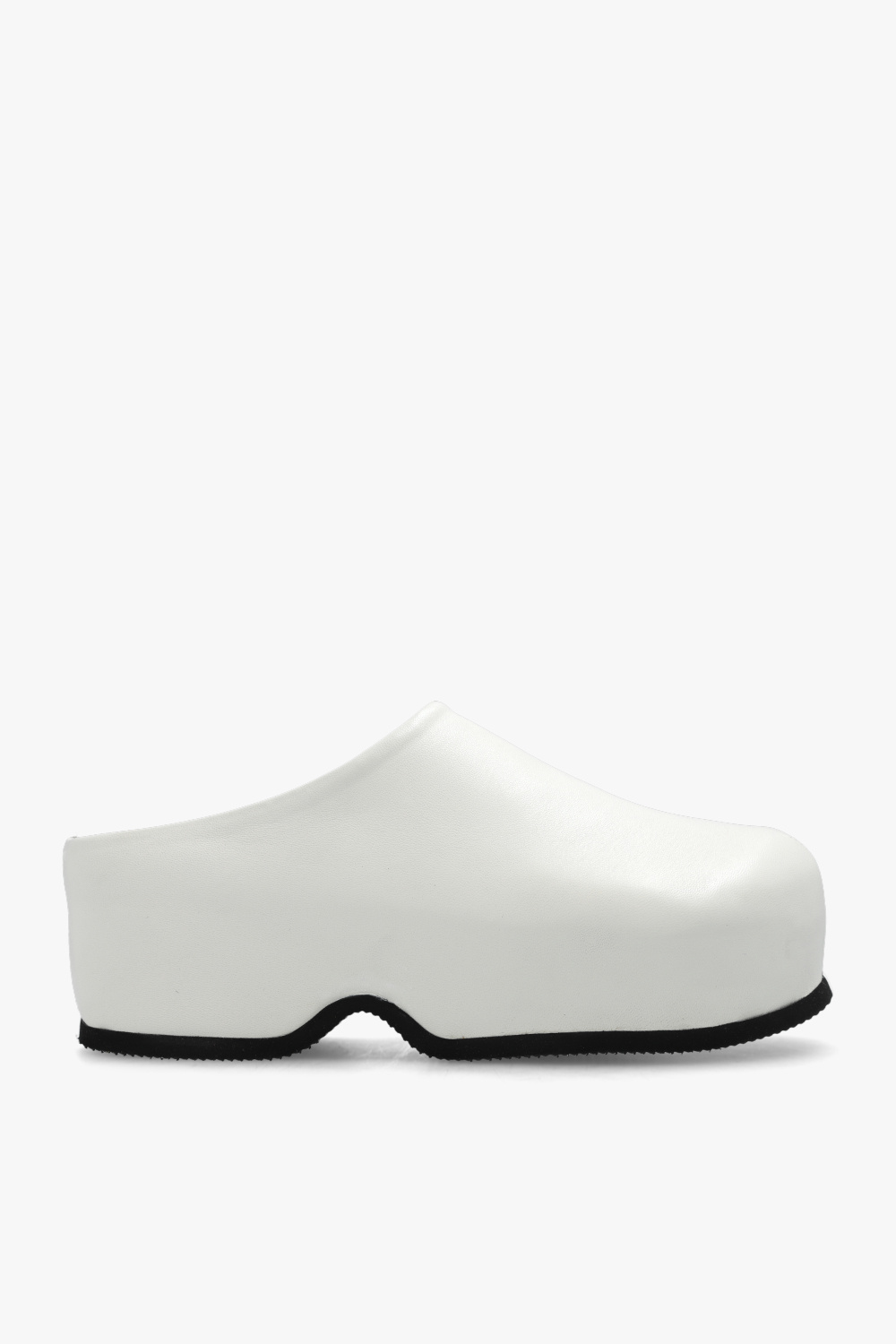 Proenza Schouler padded crossover straps slides White